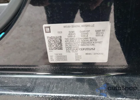 2018 GMC Sierra 2500Hd Denali from USA, damaged, VIN 1GT12UEY3JF231252
